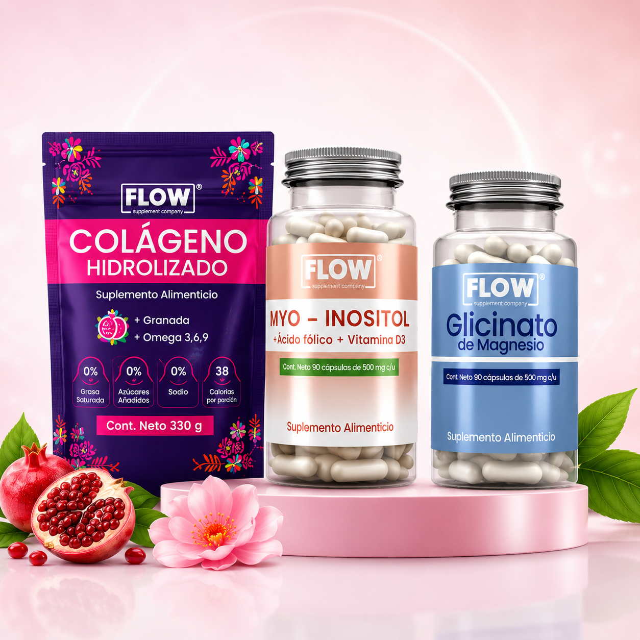Beauty Balance Pack | Colágeno + Myo Inositol + Magnesio Glicinato