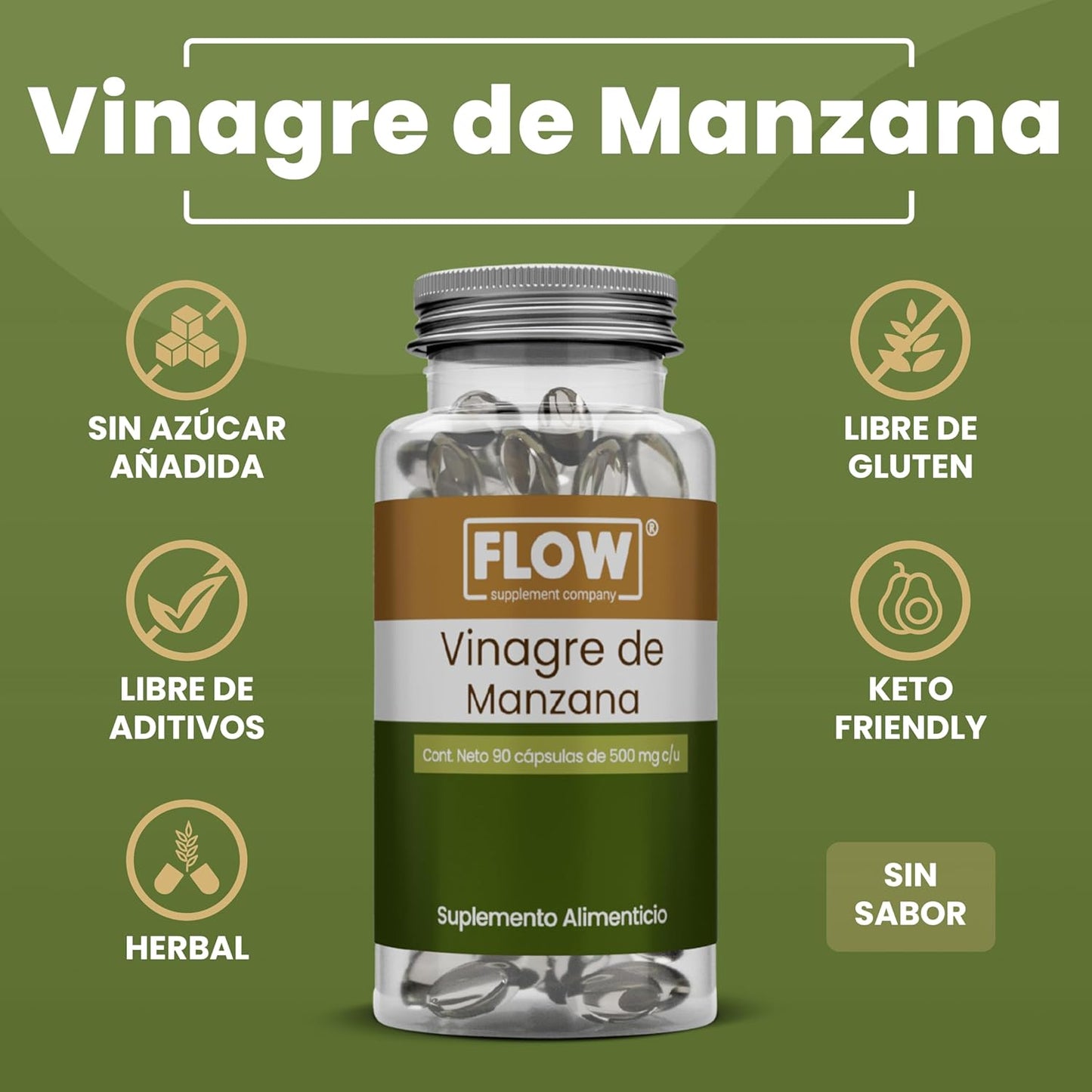VInagre de Manzana + Vitamina B + Vitamina C