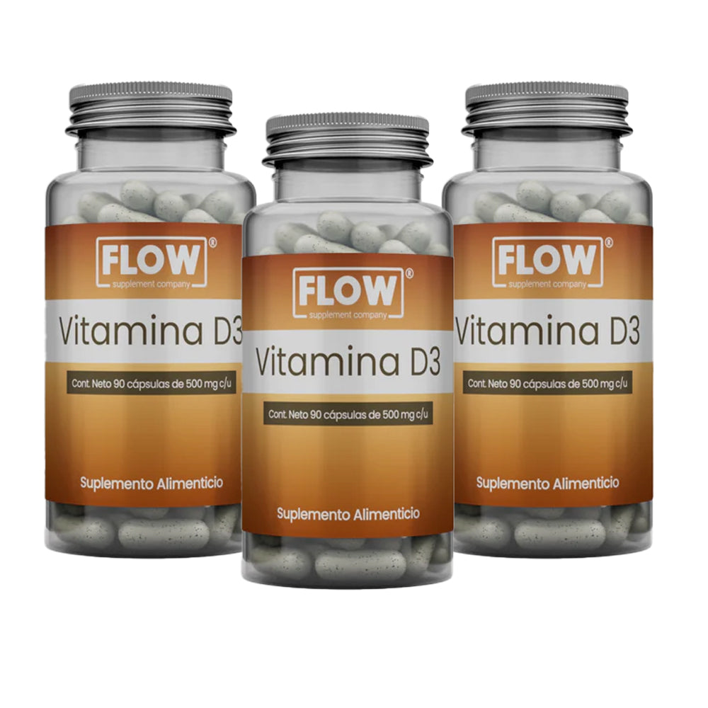 Vitamina D3 / 90 Cápsulas de 500 mg