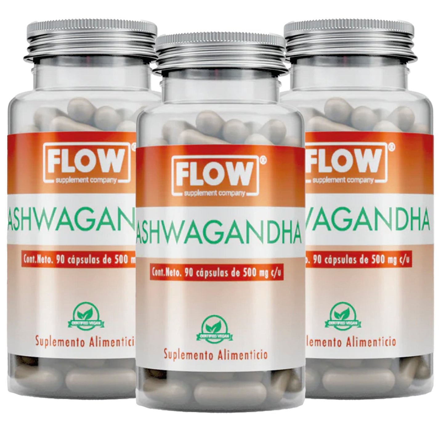 Ashwagandha / 90 cápsulas de 500 mg c/u