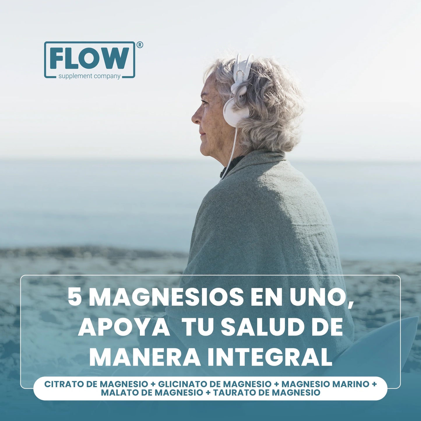 5 Multi Magnesio – Suplemento con 5 formas de magnesio para bienestar integral
