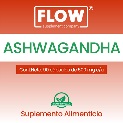 Ashwagandha / 90 cápsulas de 500 mg c/u