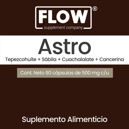 Astro / 90 cápsulas de 500 mg c/u