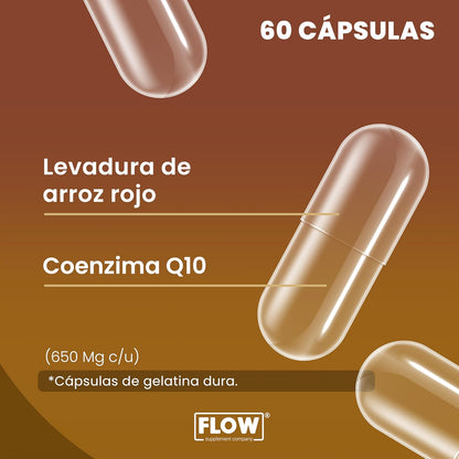 Arrozima Q10 / Levadura de Arroz Rojo + Coenzima Q10