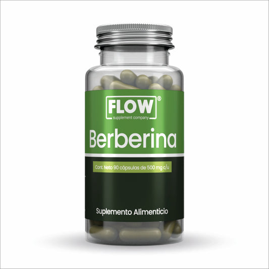 Berberina / 90 cápsulas de 500 mg c/u