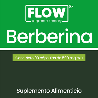 Berberina / 90 cápsulas de 500 mg c/u