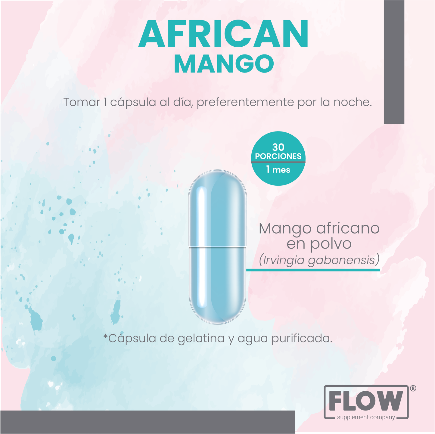 Mango africano / 30 Capsulas / 500 mg