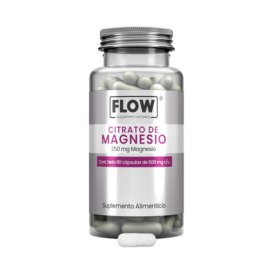 Citrato de Magnesio / 90 cápsulas de 500 mg c/u