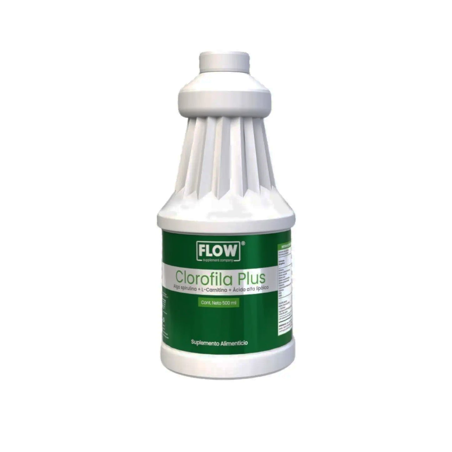 Clorofila líquida + Alga Spirulina + L-Carnitina + Acido Alfa Lipoico de 500 ml