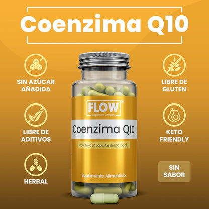Coenzima Q10 (120mg) / 30 cápsulas de 500 mg.
