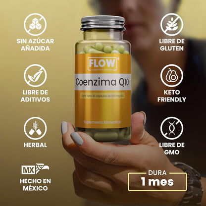 Coenzima Q10 (120mg) / 30 cápsulas de 500 mg.