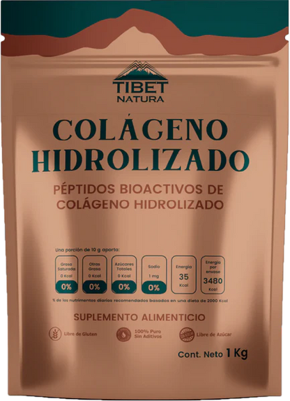 Colágeno Hidrolizado Bovino Tibet Natura con Peptidos Bio activos