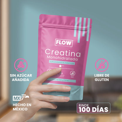 Creatina Monohidratada 100% Pura | Suplemento para Rendimiento y Fuerza