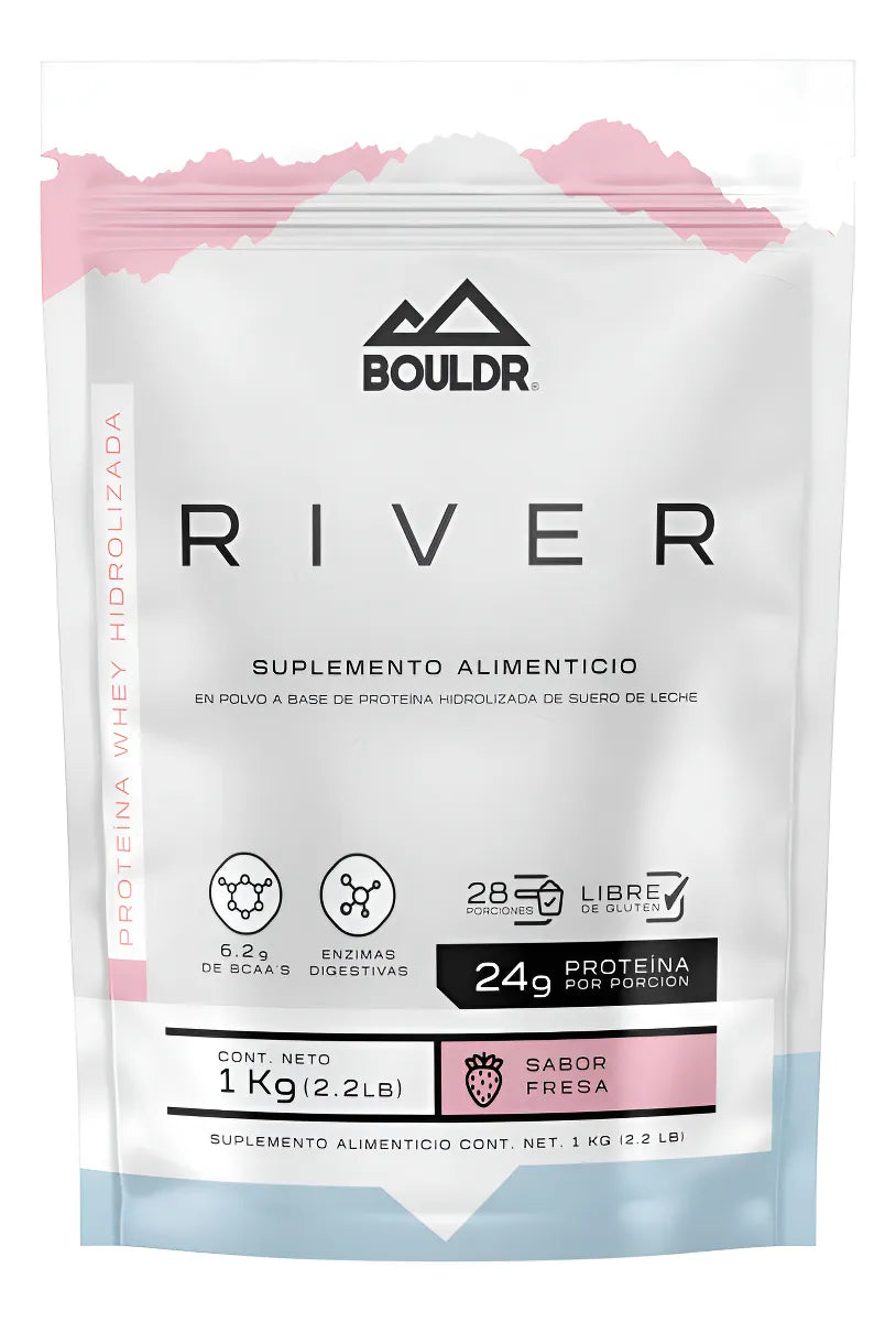 Proteína Whey Hidrolizada River 1 Kg
