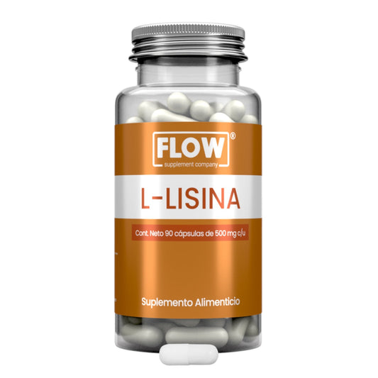 L - lisina / 90 cápsulas de 500 mg c/u.