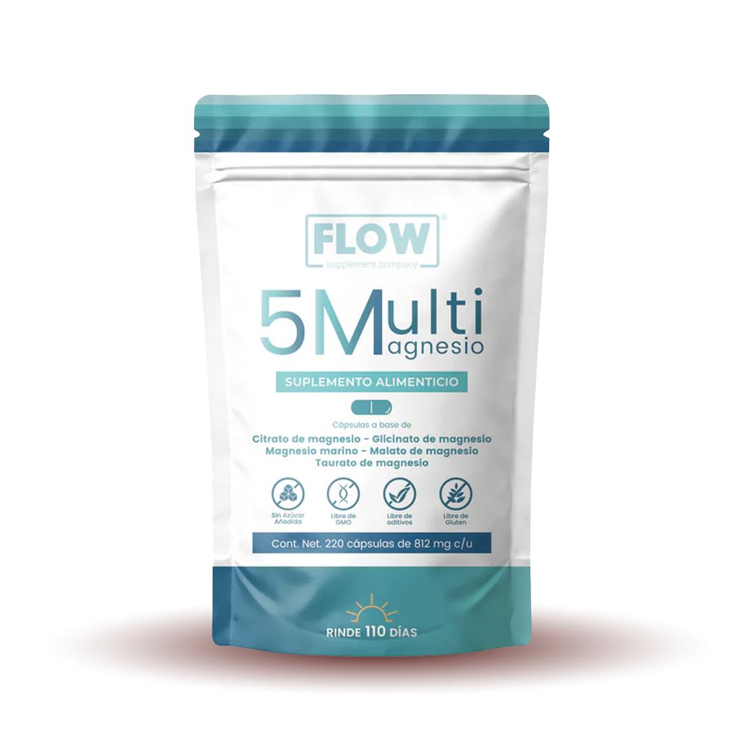 5 Multi Magnesio – Suplemento con 5 formas de magnesio para bienestar integral