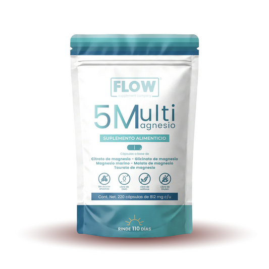 5 Multi Magnesio – Suplemento con 5 formas de magnesio para bienestar integral