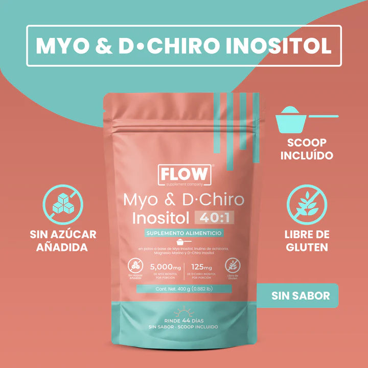Myo & D-Chiro Inositol 40:1 | Fórmula para Equilibrio y Bienestar Femenino