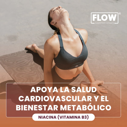 Niacina (Vitamina B3) 220 Cápsulas | Apoyo al Metabolismo y Energía