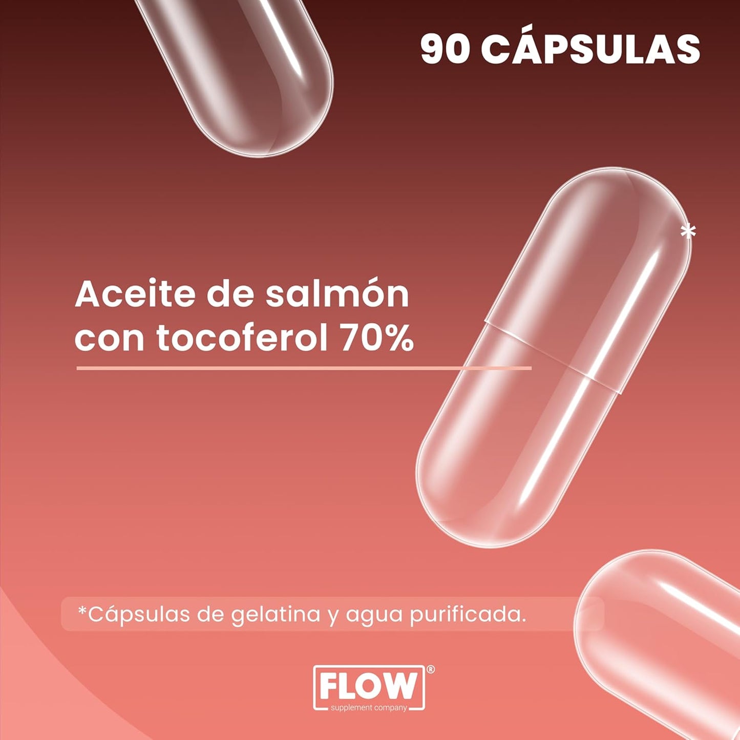 Omega 3 + Aceite de Salmon + Vitamina E / 60 Capsulas de 1200 mg