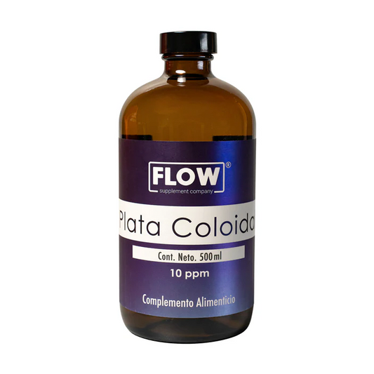 Plata coloidal pura 10ppm de 500 ML.