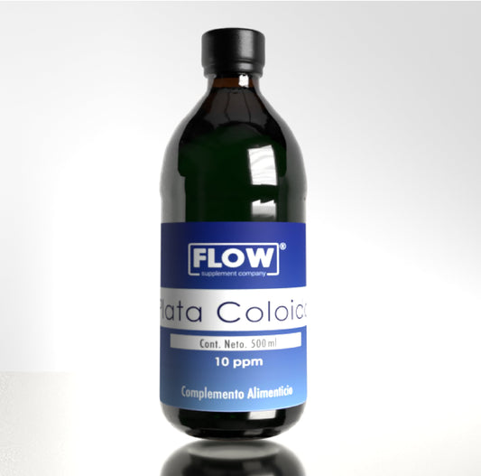 Plata coloidal pura 10ppm de 500 ML.