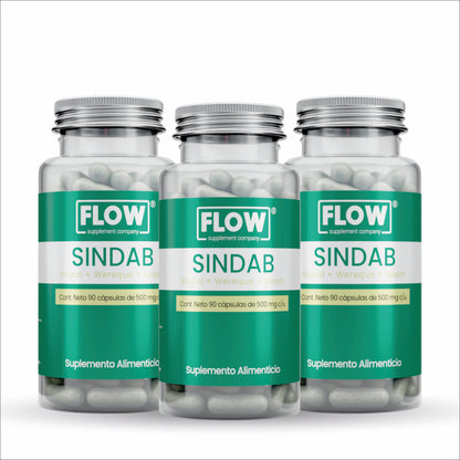 Sindab - Nopal + Wereque+ Neen  / 90 cápsulas de 500 mg.